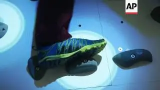 AR turns climbing wall into giant gaming touchscreen ++REPLAY++