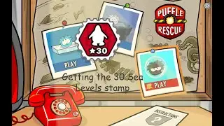 Club Penguin Rewritten   30 Sea Levels Stamp (and 2 others)