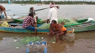 A glance of Krishna river after little flooding | 2021