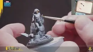 Painting Shadowcat from Marvel: Crisis Protocol
