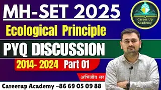 MH SET  | PYQ Discussion Series  | Ecological Principle | Part 01 | By - Abhijeet Sir