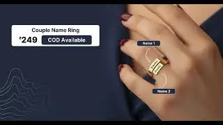 Personalized Couple Gold Ring