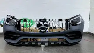 Mercedes-Benz GLC new multi-beam LED headlights + front bumper