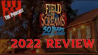 Field of Screams 2022 Review, Midway Walk Through and Full Lightshow 4K