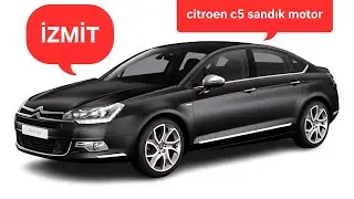 CİTROEN C5 1.6 Hdi komple sandık motor baskı balata değişimi