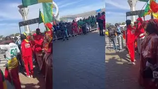 Direct Aéroport accueil des Lions Champions d'Afrique 2025...