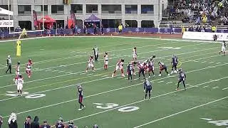 Montreal Alouettes LB Tyrice Beverette sacks Ottawa Redblacks QB Dustin Crum 10/9/23