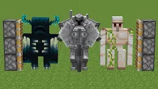 Ferrous Wroughtnaut + Warden + Iron golem = ?