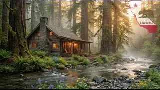 Escape to Serenity: Inside a Cozy Redwood Cabin in Northern California&rsquo;s Misty Forests