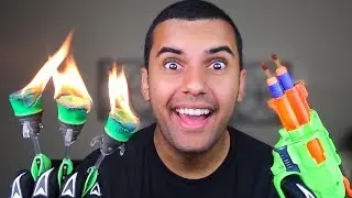MOST DANGEROUS NERF MOD OF ALL TIME!!! (EXTREME NERF GUN FIRE MOD!!) *FIRE SHOTGUN*