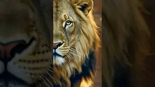 AI Lion Majesty: Stunning Close-Up #shorts