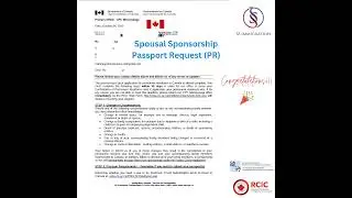 Spousal Sponsorship Passport Request (PR)! #canada #immigration #spouse #consultant #rcic #celebrate