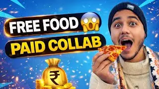 👉 FREE FOOD 😱 + PAID COLLAB | Instagram Brand BTs #youtube #collaboration 
