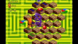 Q-bert 3 (SNES / Super Nintendo) - Gameplay (Part 1)