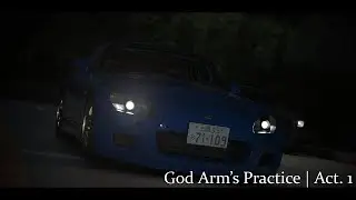 Initial D | God Arm's Practice  Act. 1| Assetto Corsa Cinematic