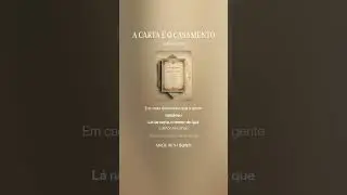 A CARTA E O CASAMENTO