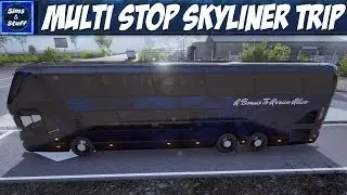 Fernbus Simulator - Multi Stop Skyliner 1000km Trip - Twitch Stream