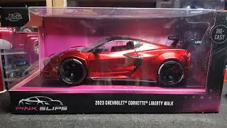 Наконец-то меняю колёса на Corvette Liberty Walk!! Модель 1/24 Jada Diecast Flavatek Wheels.
