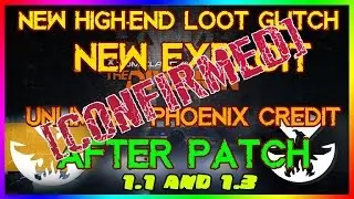 NEW Phoenix Credit Glitch | High-End LOOT Glitch | The Division | Police Academy GLITCH | NEW GLITCH