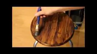DIY jak efektownie  malować imitację słojów drewna (faux wood grain painting)