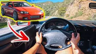 Видео от первого лица моего мотоцикла 3000GT VR4 Twin Turbo с прямоточным выхлопом!!