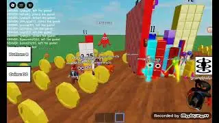 Numberblocks Don't press the button on Roblox!