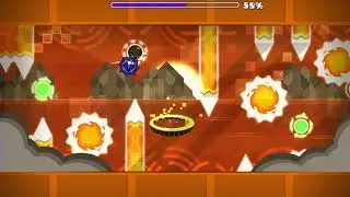 Shape of the Sun (Extreme Demon) by AleeXhey - Geometry Dash