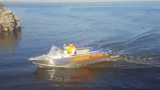 Wellboat 45i и Yamaha F40FETS Финский залив