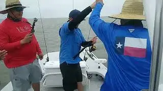Reel Addiction Fishing Guide in redfish bay