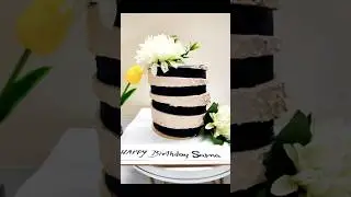 SPIRAL Cake making🖤#shorts #youtubeshorts #cakemakingvideo#viralshort #spiralcakemaking #shortsfeed