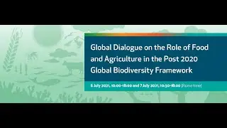 Global Dialogue: Food and agriculture in the Post 2020 Global Biodiversity Framework 1