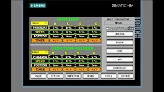 INJECTION MOLDING MACHINE PLC PROGRAMING PART-6 #injectionmolding #plc #hmi #ماكينةحقن#قوالب#حقن