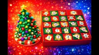 🎁 Building A GIANT Christmas Tree Using An Advent Calendar 🎁