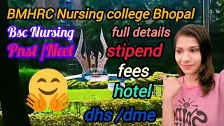 BMHRC Nursing college Bhopal full details new video mp pnst 2025... # nursing college.