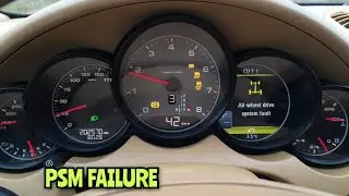 PSM Failure Porsche Cayenne S 92a 2 II All-wheel drive system fault ABS traction control brakes w...