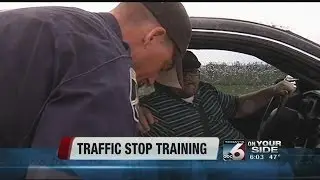 Idaho State Police train recruits during traffic stops