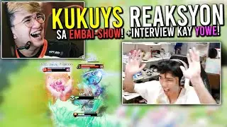 &ldquo;KUKUYS REAKSYON SA YOWE EMBAI-SHOW!&rdquo;🔥🤣 - SABAY INTERVIEW NA DIN!🤣