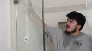Frameless Shower For Out of Square Tile