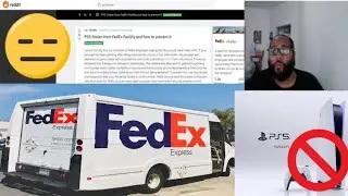 A man's PS5 was stolen by a FedEx driver yikes