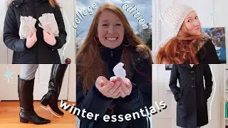 COATS, BOOTS, GLOVES&mdash;OH MY! winter essentials for college students