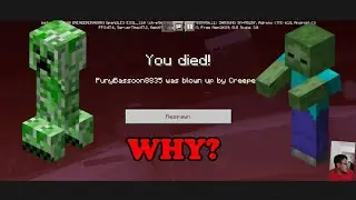 Zombie And Creeper Attack Me? Survival Mode Hard In Minecraft Part 133 #minecraft