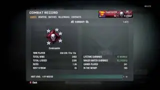 MY COMBAT RECORD
