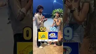 CSK 💛 vs MI 💙 #cskvsmi #ipl2025 #public #cricket #elclasico #csk