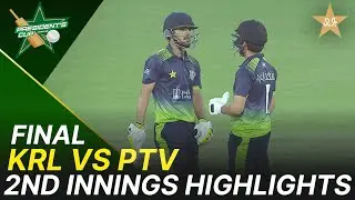 2nd Innings Highlights | KRL vs PTV | President's Cup Grade I FINAL | NBS, Karachi | M2V1K