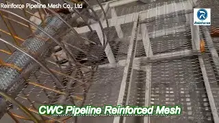ten lines galvanized wire cwc pipeline reinforced mesh point welded