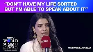 Samantha Prabhu At NDTV World Summit: 
