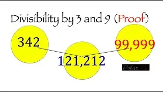 Why/How does the divisibility rule for 9 and 3 Work? (Proof)