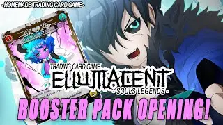 Pulling the BEST RARITIES in Ellumacent Souls Legends TCG Homemade TCG