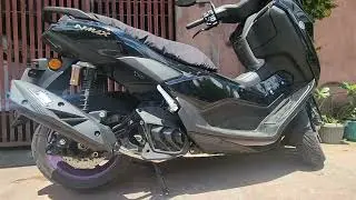 Sun Silent killer pipe installed on nmax turbo techmax