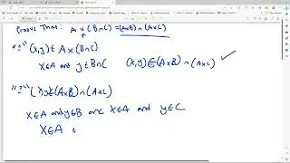 Basic Cartesian Product Proof Example